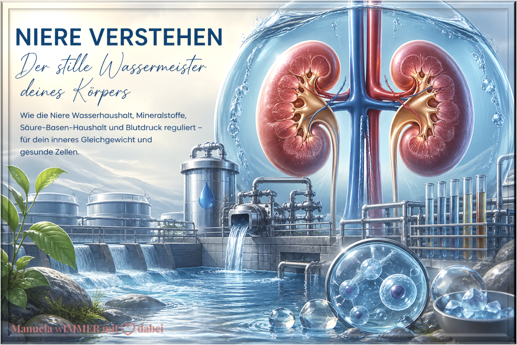 Niere verstehen – Wasserhaushalt, Mineralstoffe, Blutdruck und Ausscheidung einfach erklärt