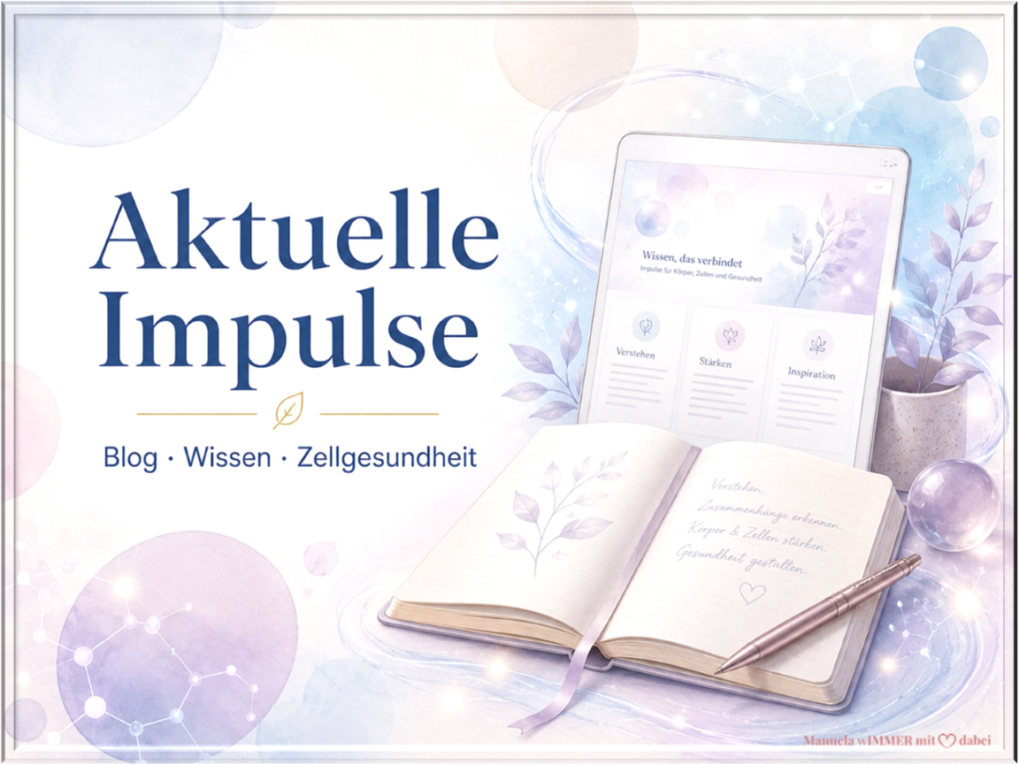 Aktuelle Impulse – Blog Aktuelle Impulse rund um Ernährung, Zellgesundheit, Regulation und ganzheitliche Gesundheit